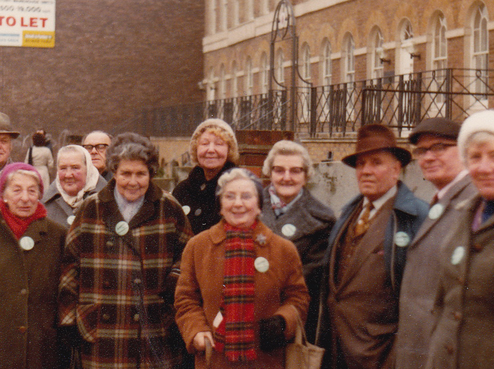 Lobbying Harriet Harman at Westminster c 1983
